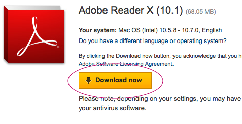 Adobe reader 7 mac download free